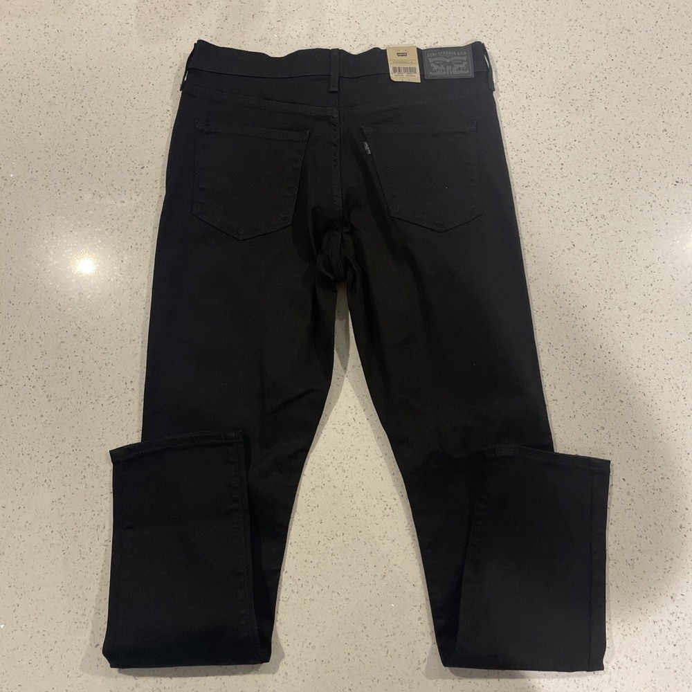 Levis 311 Jeans Womens 31 Black Shaping Skinny Stretch Denim Mid Rise Dark Wash - Picture 5 of 6